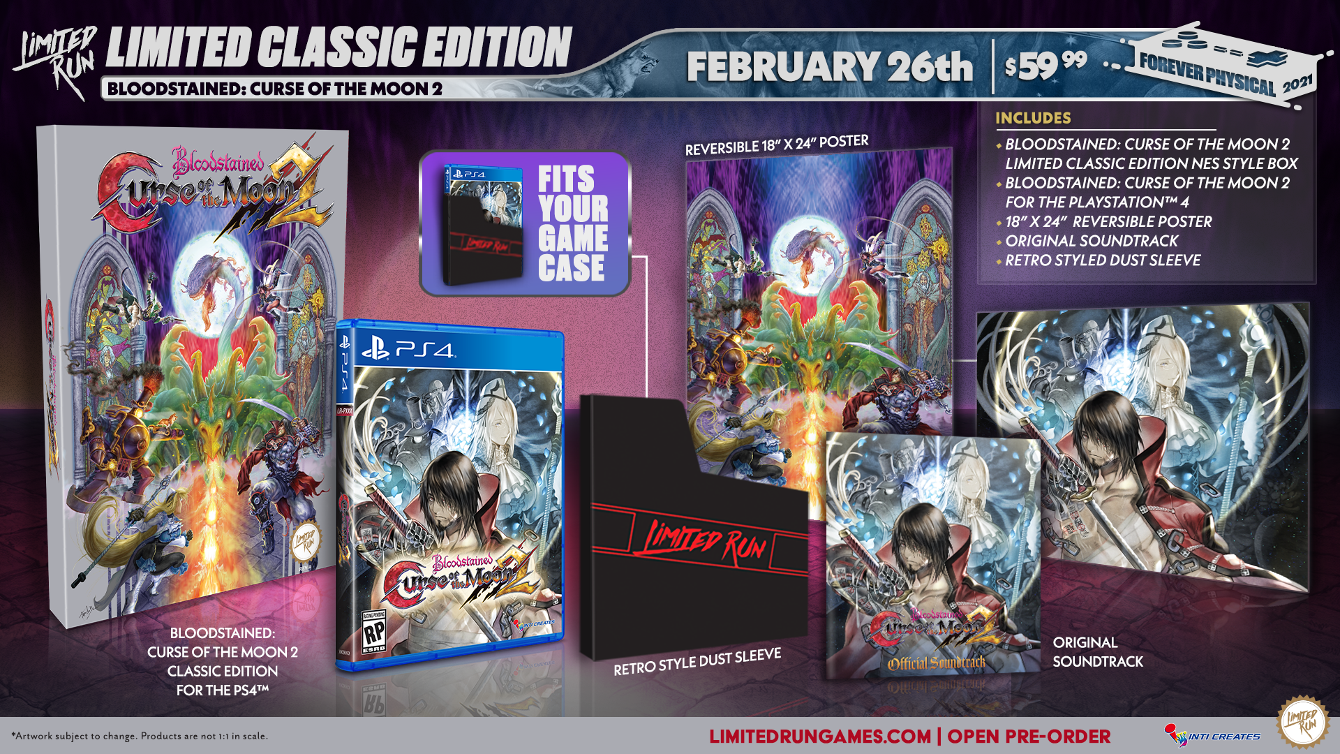 limited-run-390-bloodstained-curse-moon-2-ps4-classic-ed image 2
