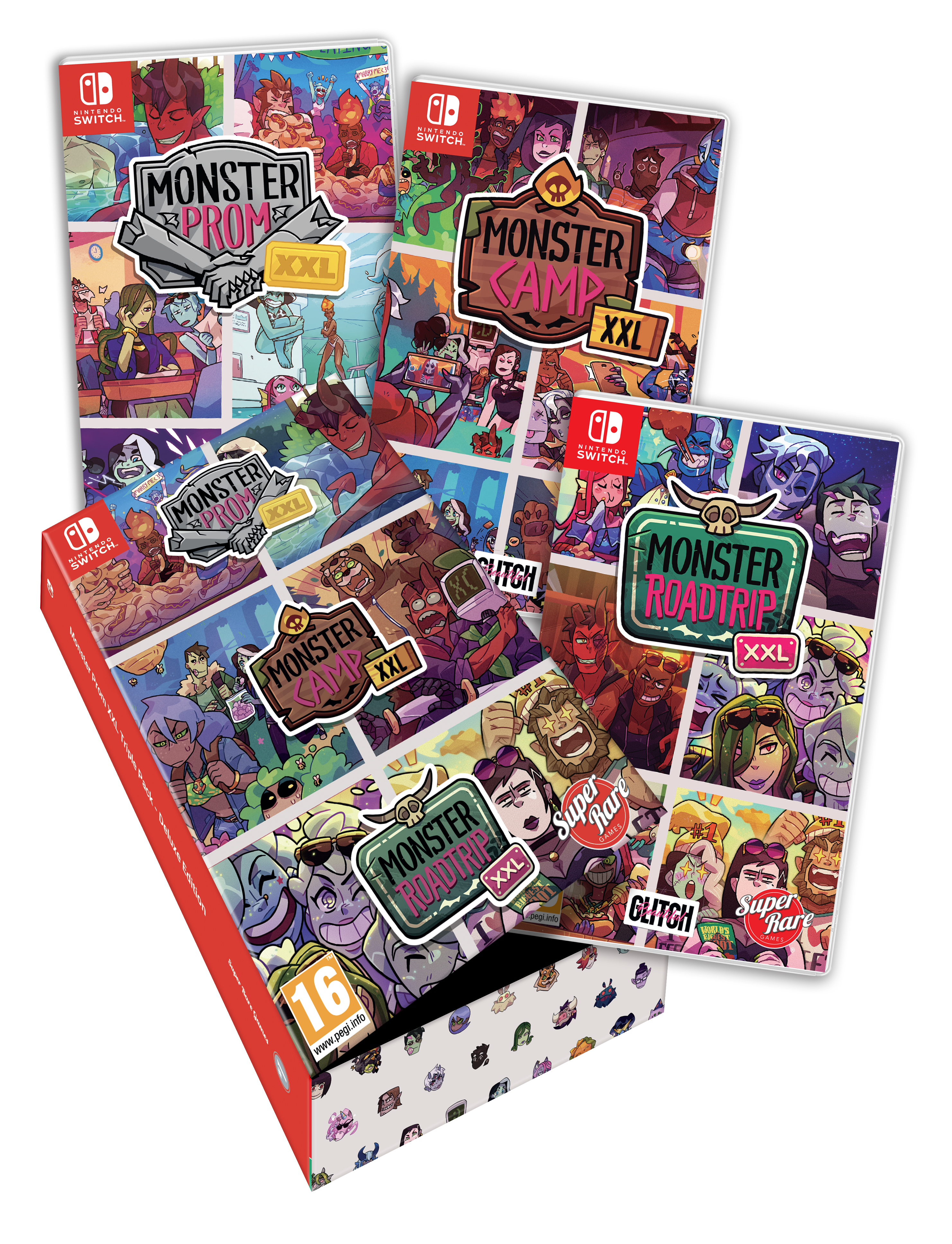 super-rare-games-de-1-monster-prom-xxl-triple-pack-switch-spiel-deluxe image 2