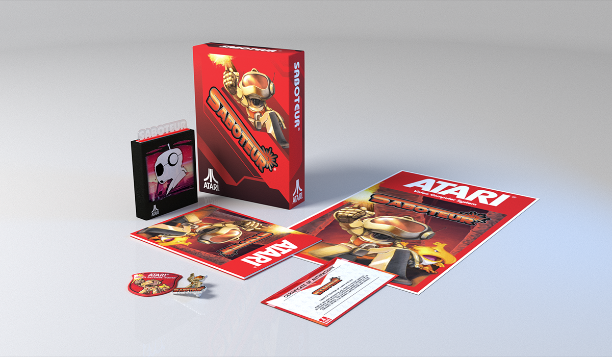 saboteur-limited-edition-atari-retro-spiel-sammler-edition image 3