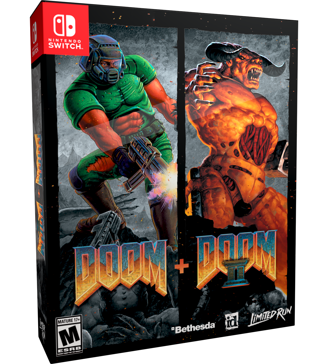 limited-run-doom-doom-ii-switch-spiel-big-box-shooter-edition image 3