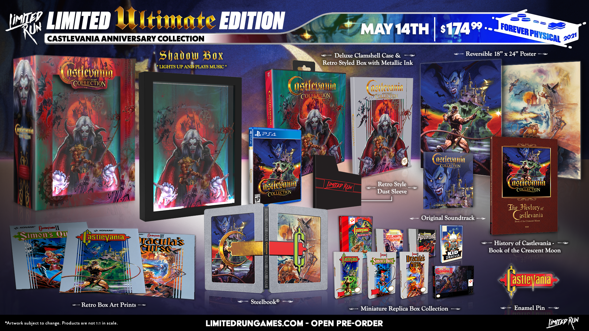 limited-run-castlevania-anniversary-collection-ps4-ultimate-edition image 2