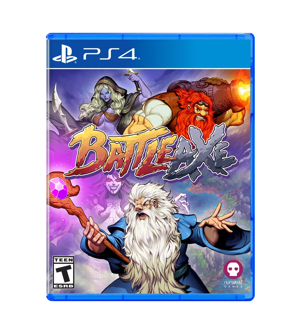 battle-axe-ps4-spiel-disc-arcade-hack-slash-retro-standard image 1