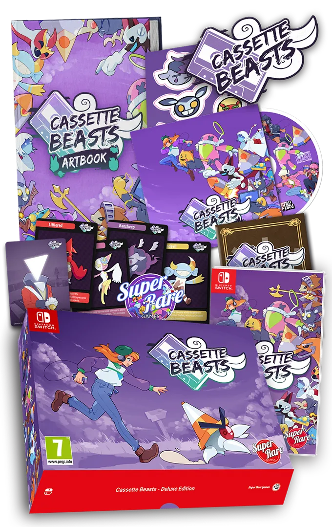 super-rare-games-de-2-cassette-beasts-switch-deluxe-edition-box image 1