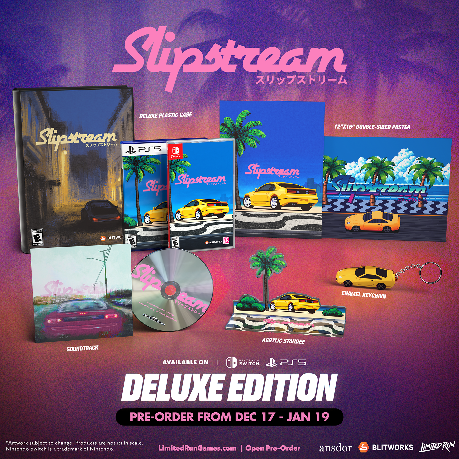 limited-run-slipstream-deluxe-edition-switch-spiel-rennspiel-retro image 2