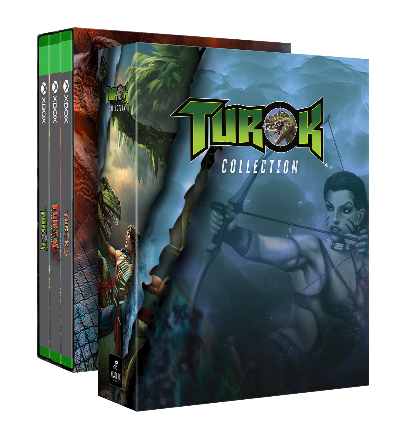 turok-xbox-triple-pack-slipcase-schuber-commemorative image 1