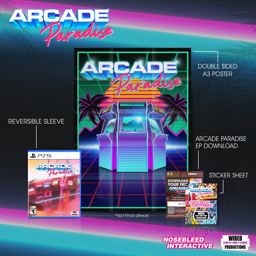 limited-run-arcade-paradise-ps5-spiel-standard-retro image 2