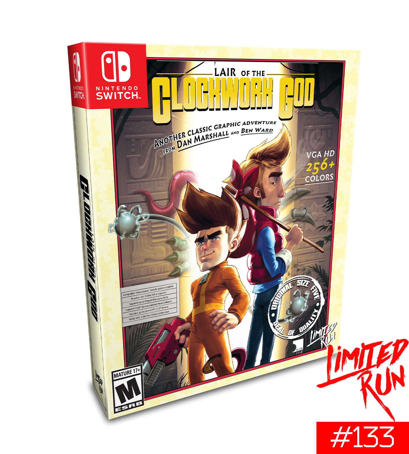 limited-run-games-lair-of-clockwork-god-133-switch-spiel-collectors-edition image 1