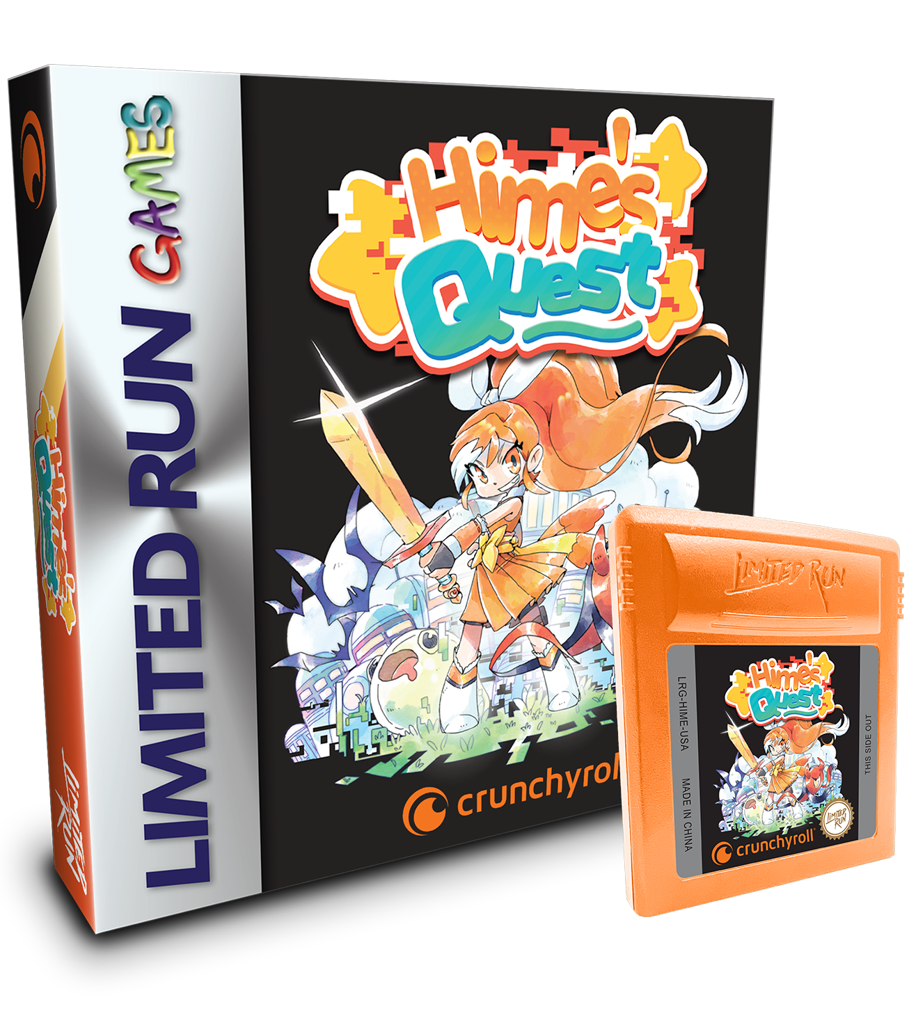 limited-run-hime-s-quest-gbc-spiel-orange-anime-action image 2