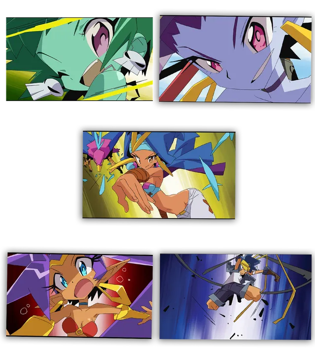 limited-run-shantae-seven-sirens-animation-sticker-aufkleber-set image 1