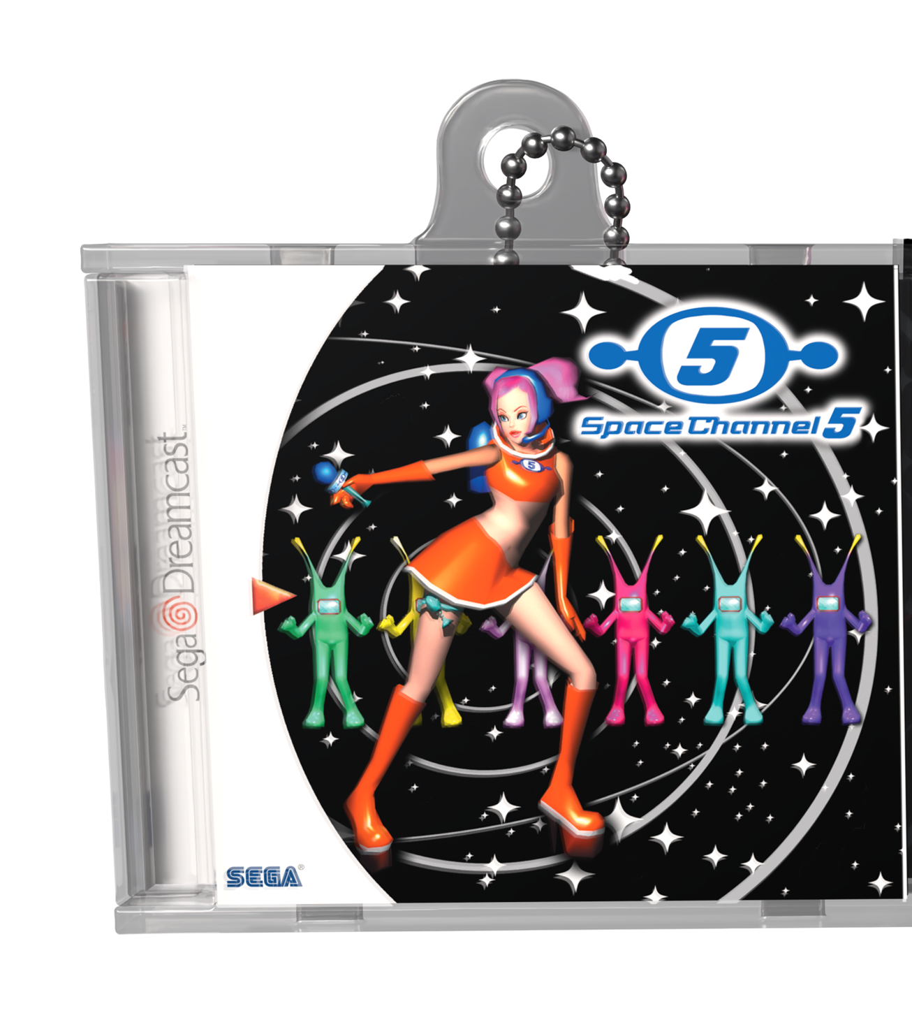 limited-run-space-channel-5-spielh-lle-schl-sselanh-nger-merch image 1
