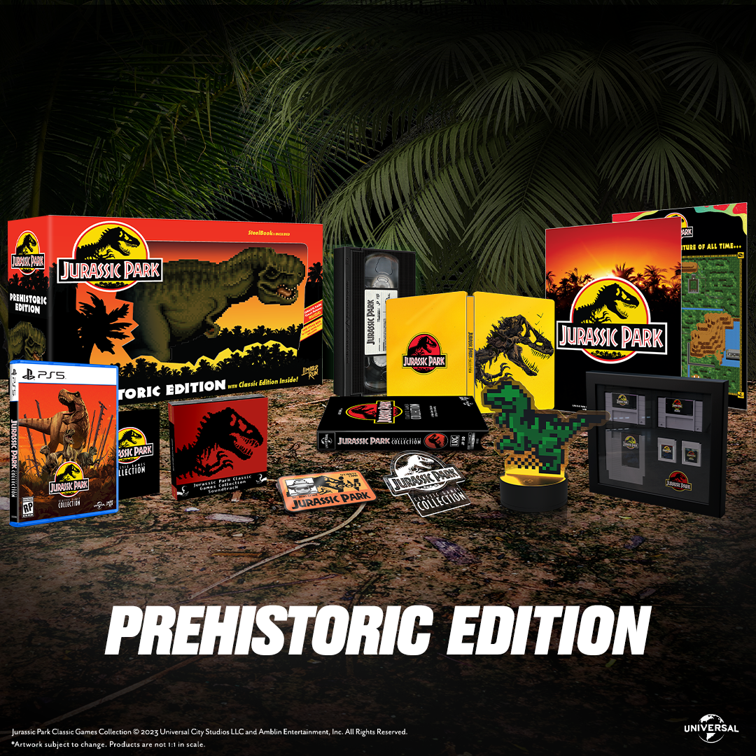 limited-run-jurassic-park-classic-games-ps5-spiel-prehistoric-edition image 2