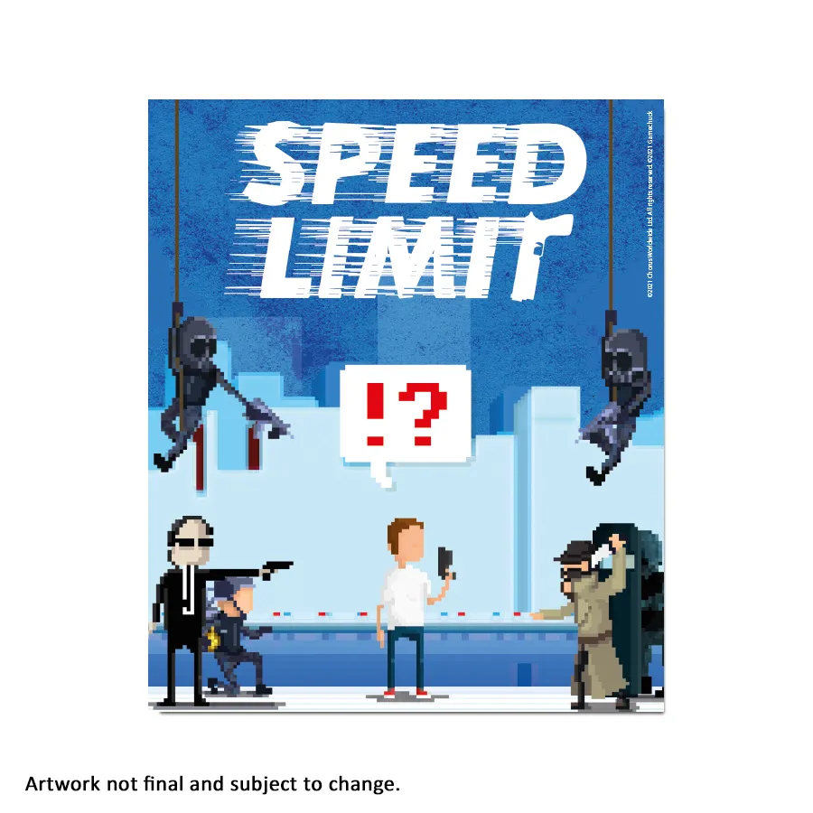 strictly-limited-games-art-card-speed-limit-alu-druck-14x17cm image 1