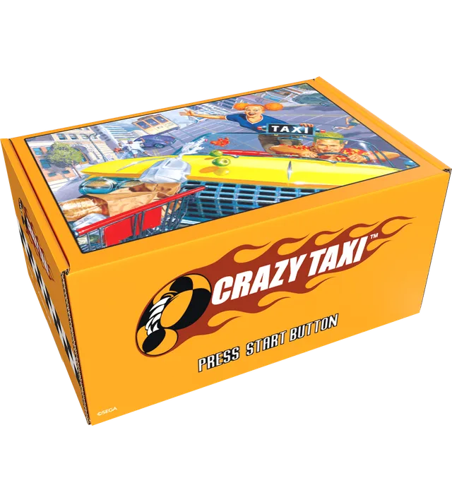 crazy-taxi-card-storage-box-sammelkarten-aufbewahrung-merch image 1