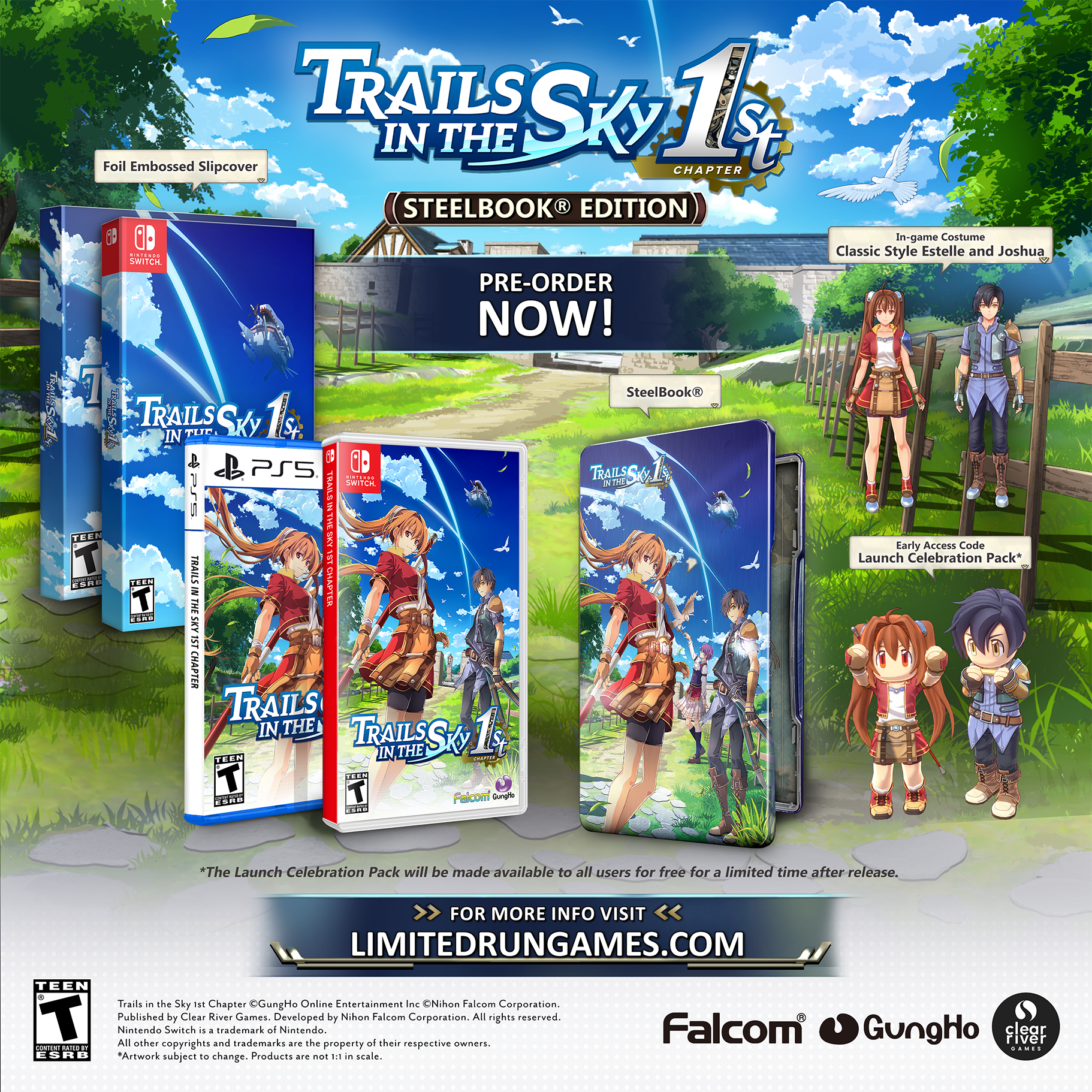 limited-run-trails-in-the-sky-1st-chapter-steelbook-switch-ps5 image 2