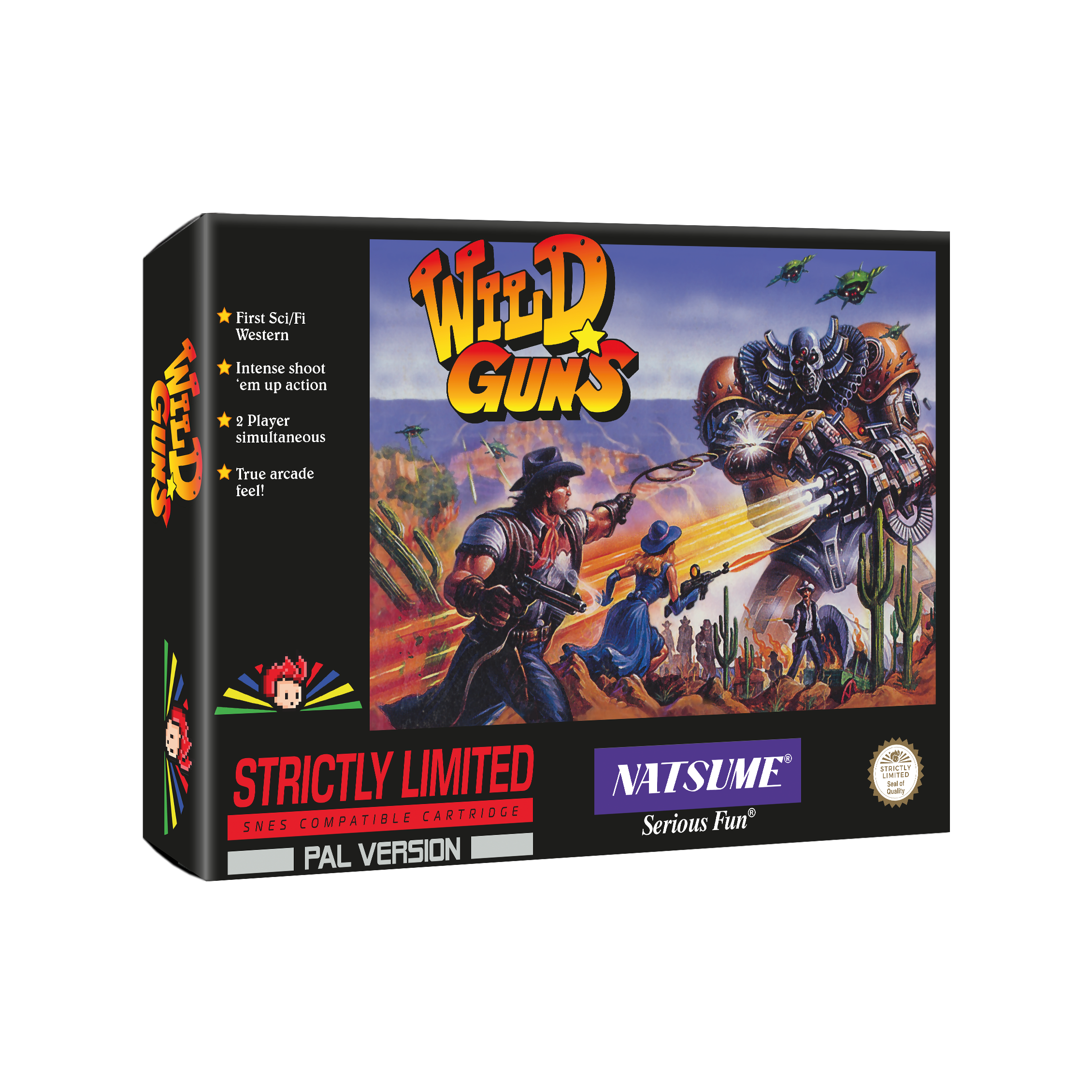 strictly-limited-wild-guns-snes-modul-limited-edition-pal-shooter image 2