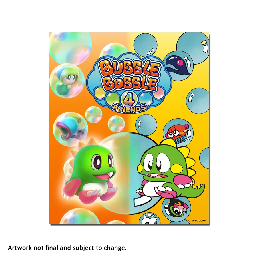 strictly-limited-bubble-bobble-4-friends-art-card-alu-platte image 1