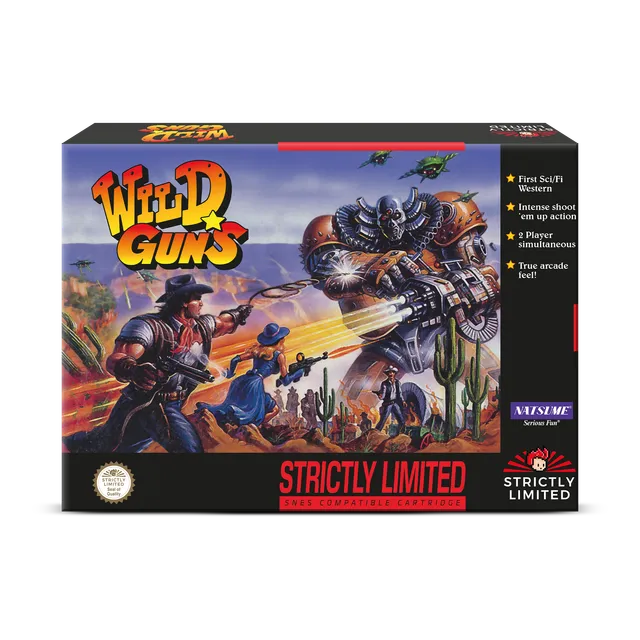strictly-limited-games-wild-guns-snes-modul-ntsc-limitiert-1300 image 1
