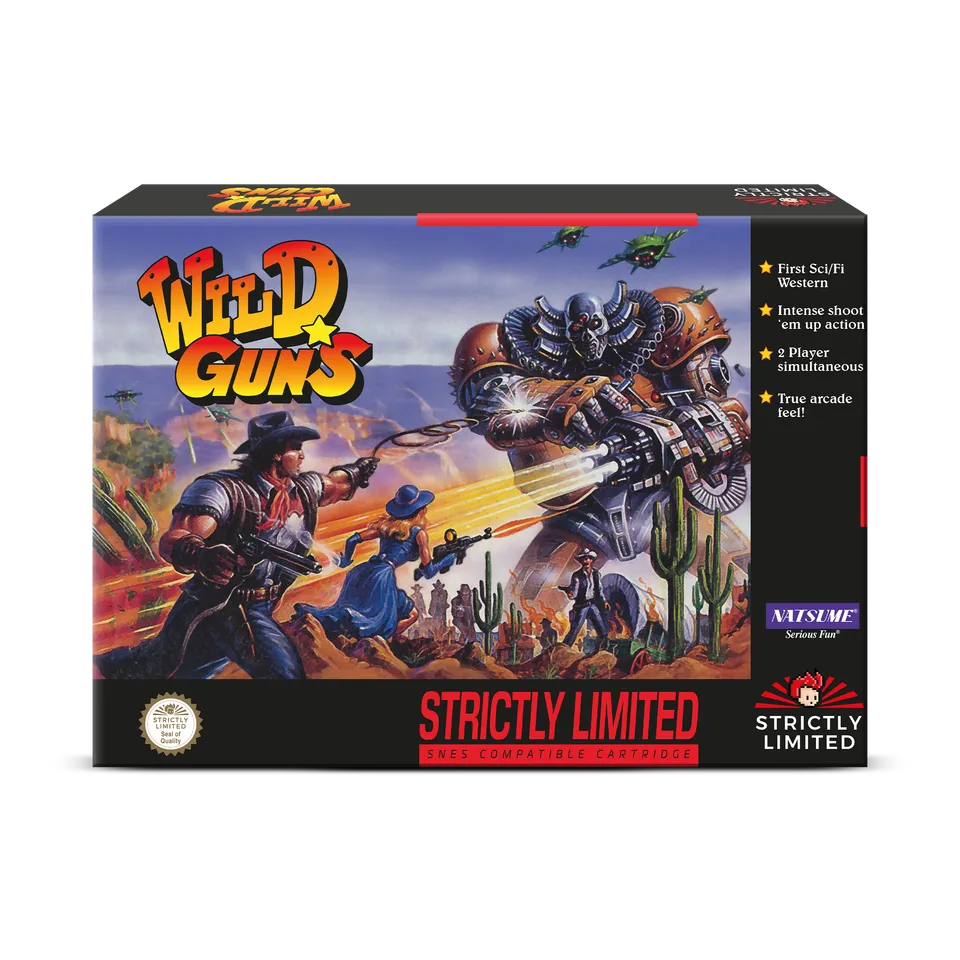 strictly-limited-games-wild-guns-snes-modul-ntsc-limitiert-1300 image 1