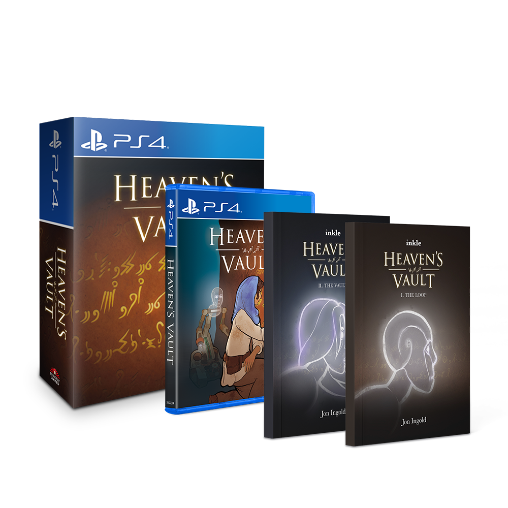 strictly-limited-heaven-s-vault-ps4-spiel-special-edition-buch-bundle image 1