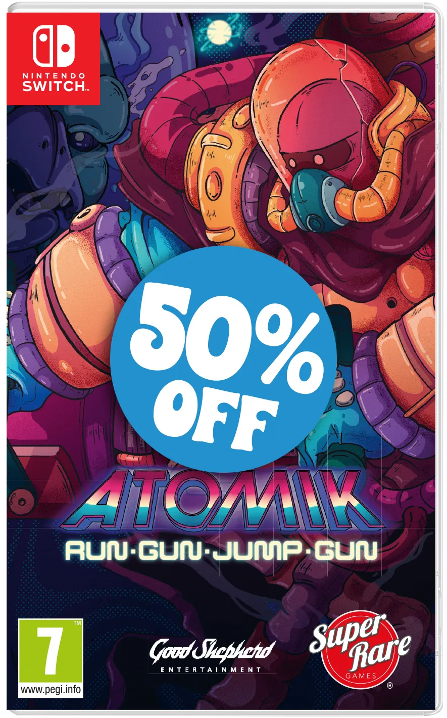 super-rare-games-srg-87-atomik-rungunjumpgun-switch-spiel image 1