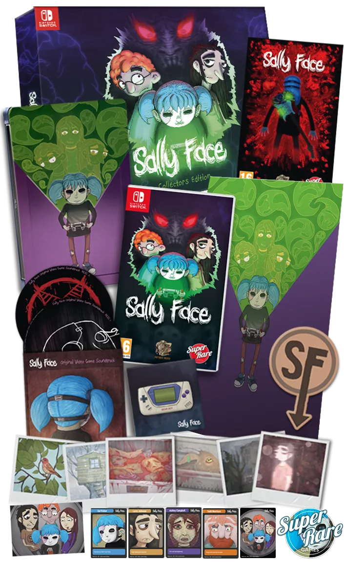super-rare-games-ce-7-sally-face-switch-spiel-collector-s-edition image 1