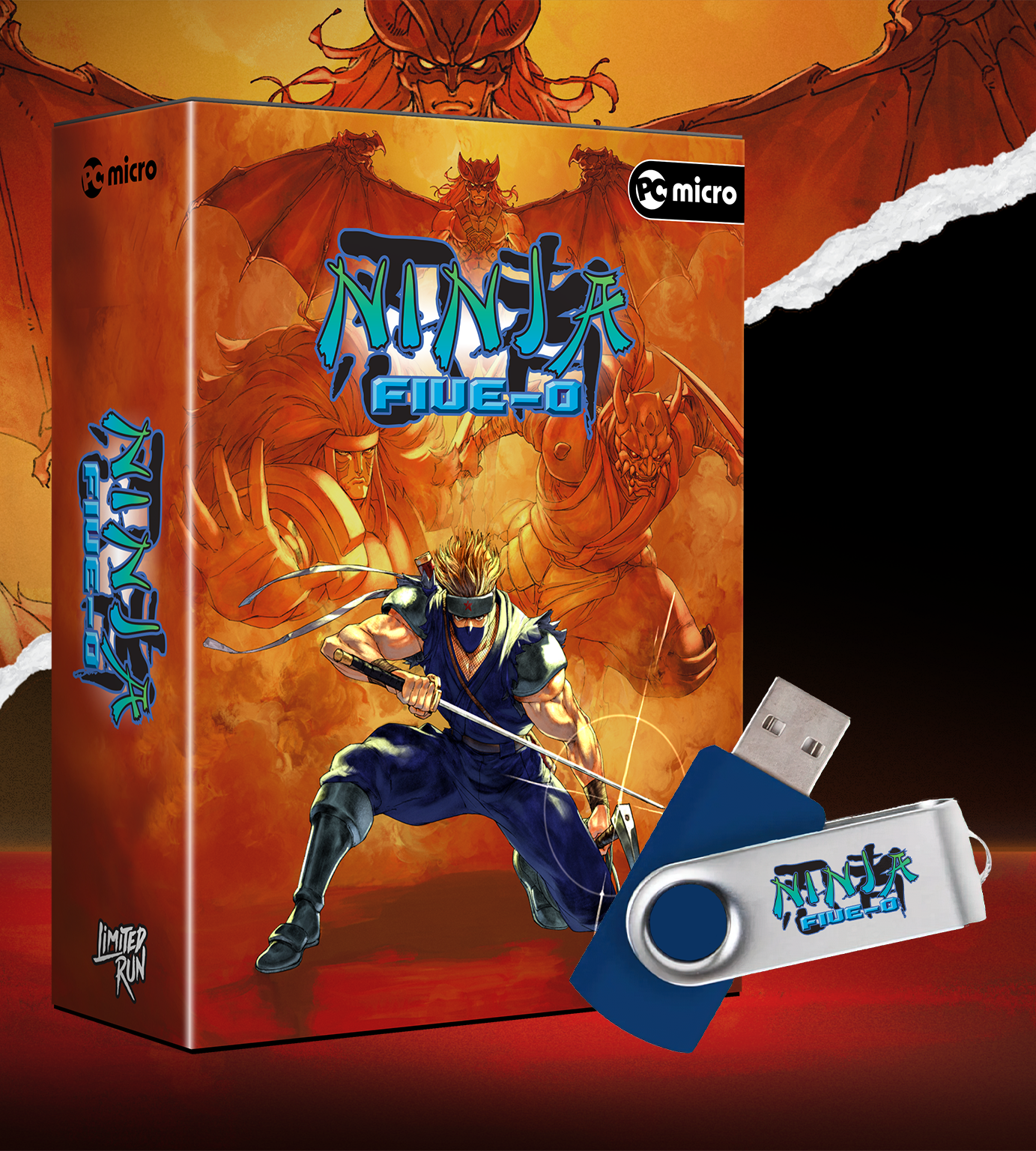 limited-run-ninja-five-o-pc-spiel-usb-stick-standard image 2