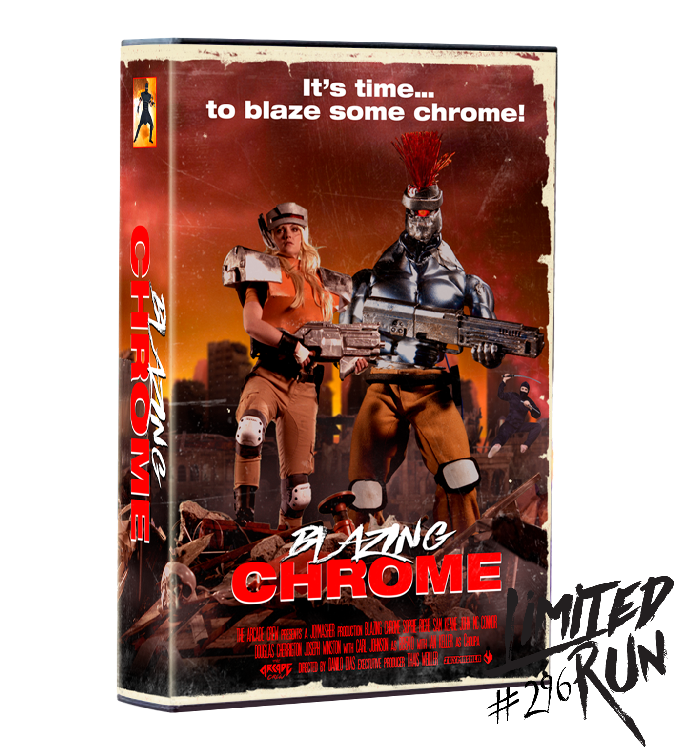 limited-run-296-blazing-chrome-vhs-edition-ps4-spiel-sammlerbox image 1