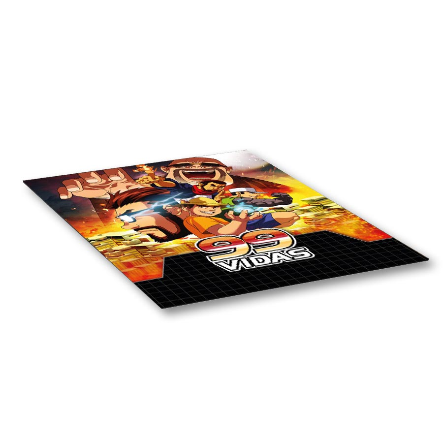strictly-limited-art-card-99vidas-alu-druck-beat-em-up-14x17 image 3