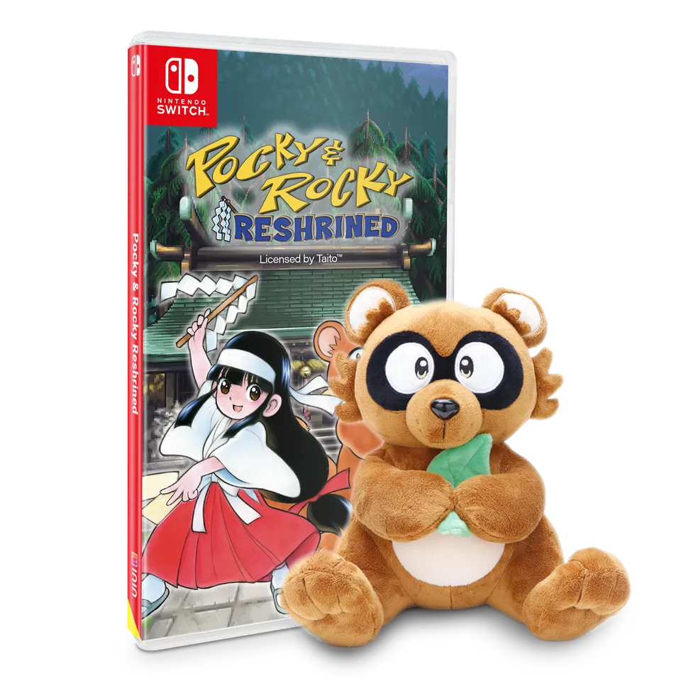 pocky-rocky-reshrined-limited-plushie-bundle-switch-shooter-koop image 1