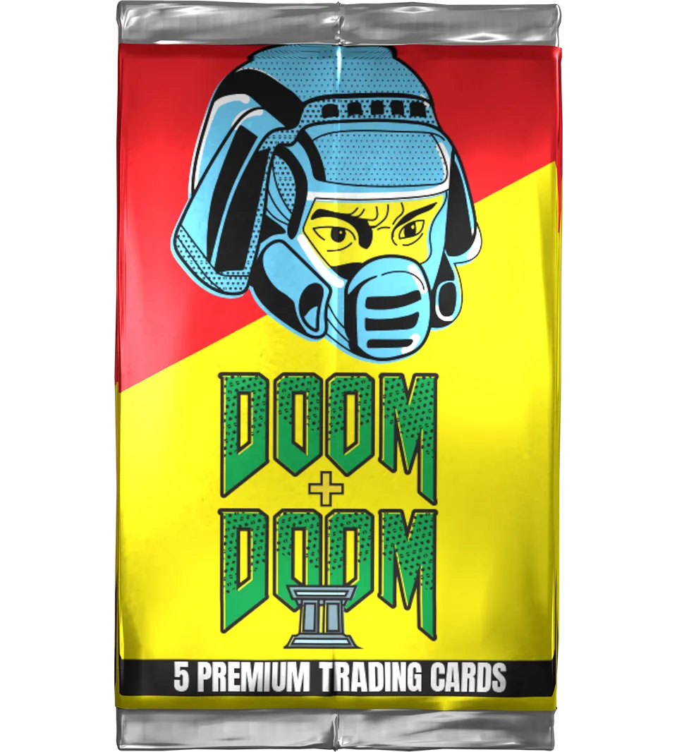 limited-run-doom-doom-ii-monster-booster-sammelkarten-pack image 1