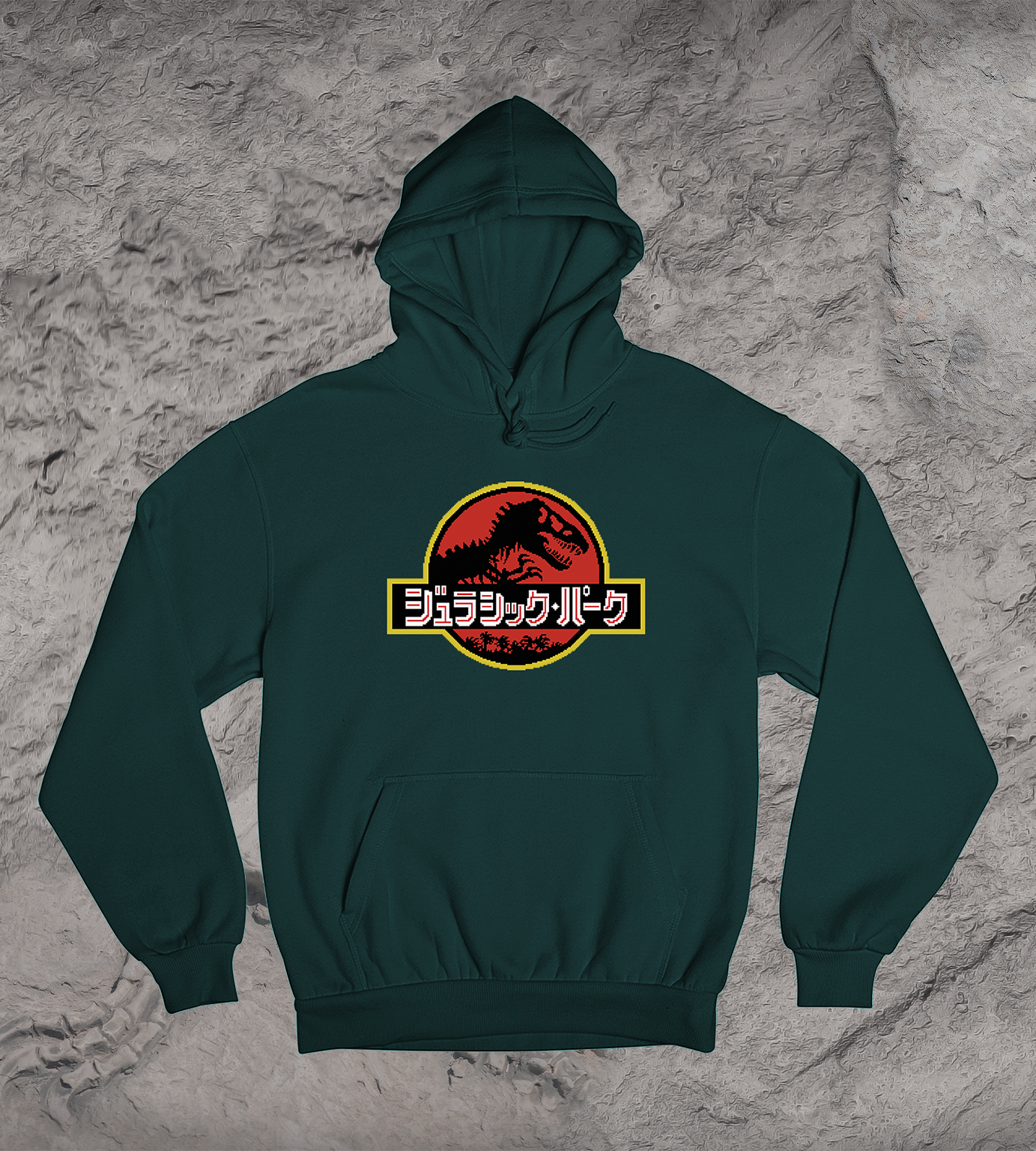 limited-run-jurassic-park-hoodie-japan-logo-gr-n-xl image 2