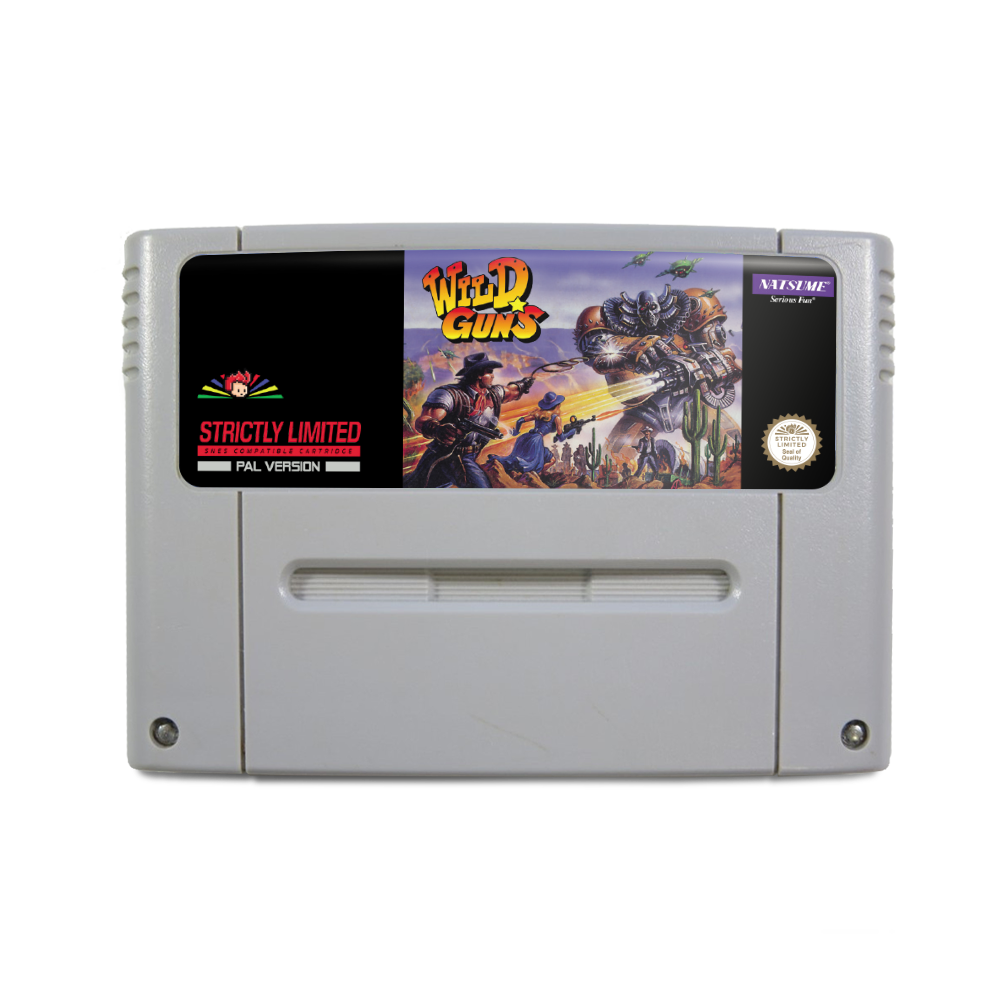 strictly-limited-wild-guns-snes-modul-limited-edition-pal-shooter image 3