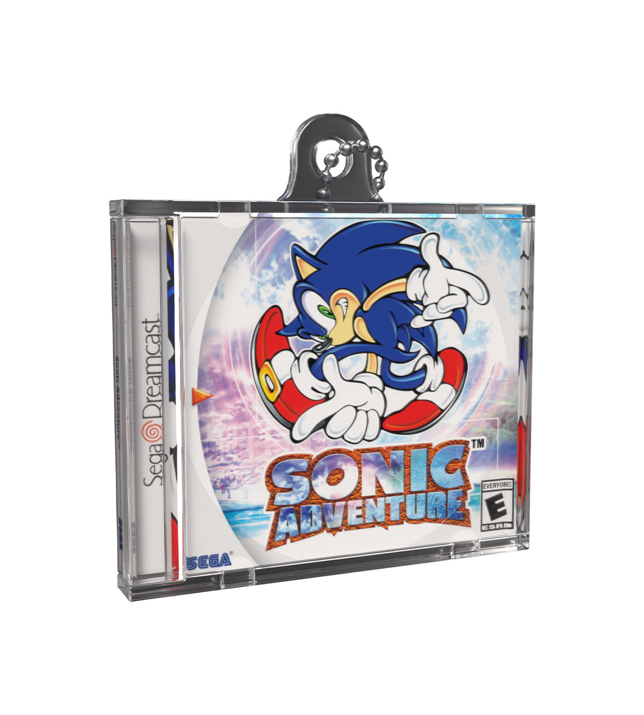 limited-run-sonic-adventure-game-case-schl-sselanh-nger-merch image 1