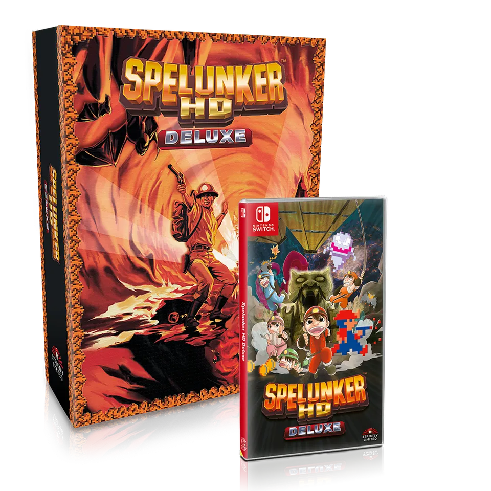 strictly-limited-spelunker-hd-deluxe-switch-spiel-collectors-edition image 1
