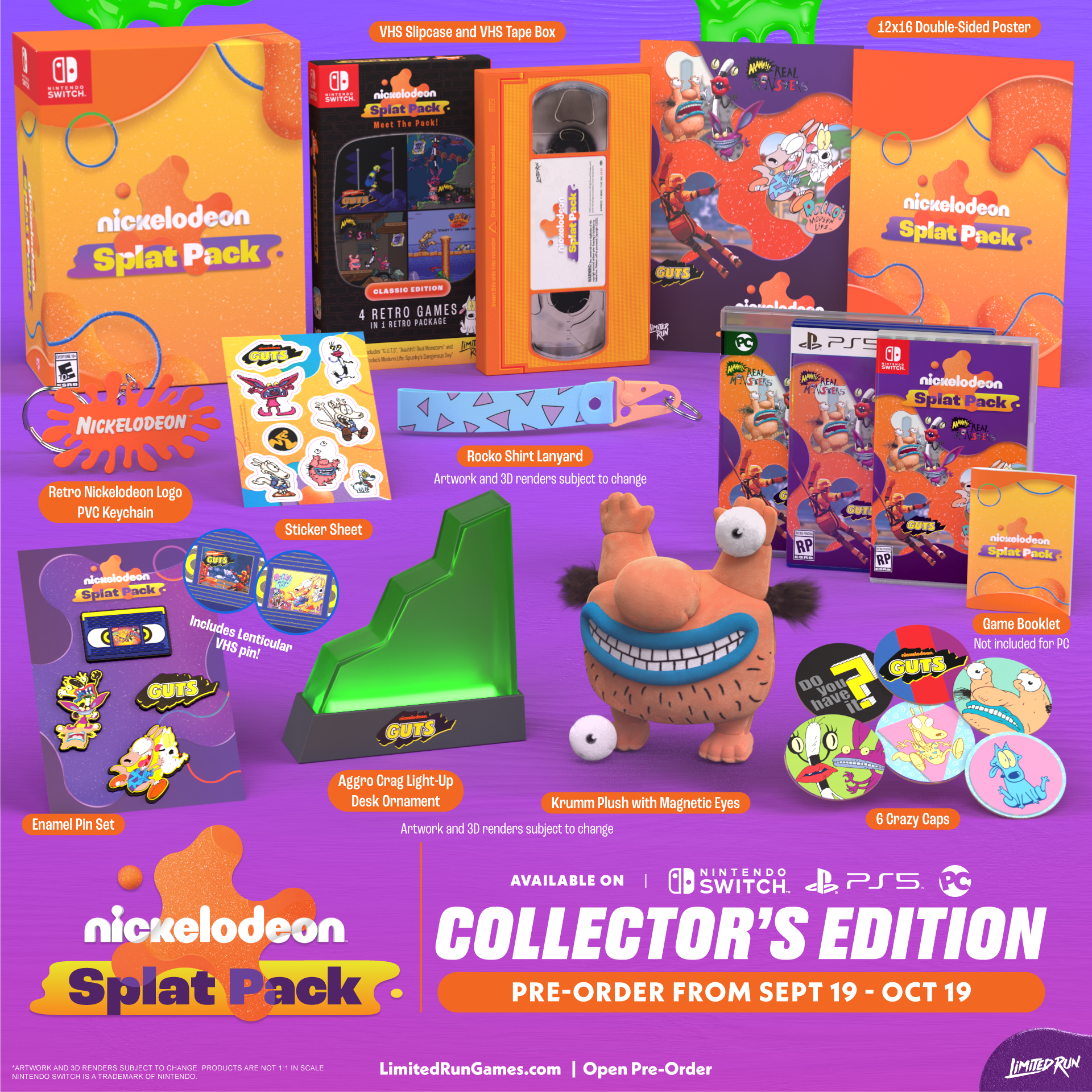 limited-run-nickelodeon-splat-pack-switch-spiel-collectors-edition image 2