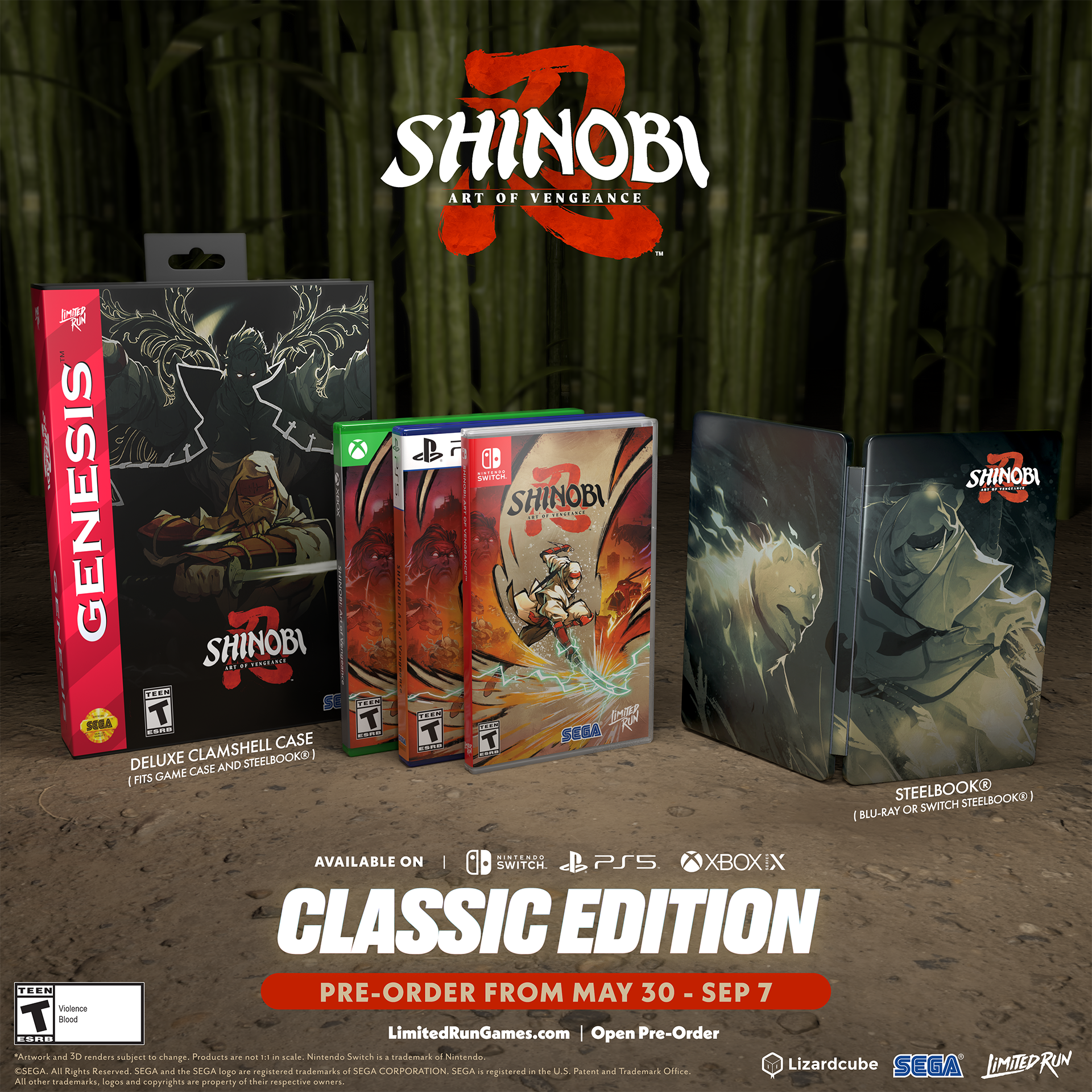 limited-run-shinobi-art-of-vengeance-ps5-spiel-classic-edition image 2