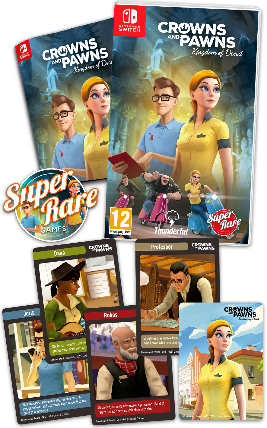 super-rare-srg-111-crowns-and-pawns-switch-spiel-adventure image 2