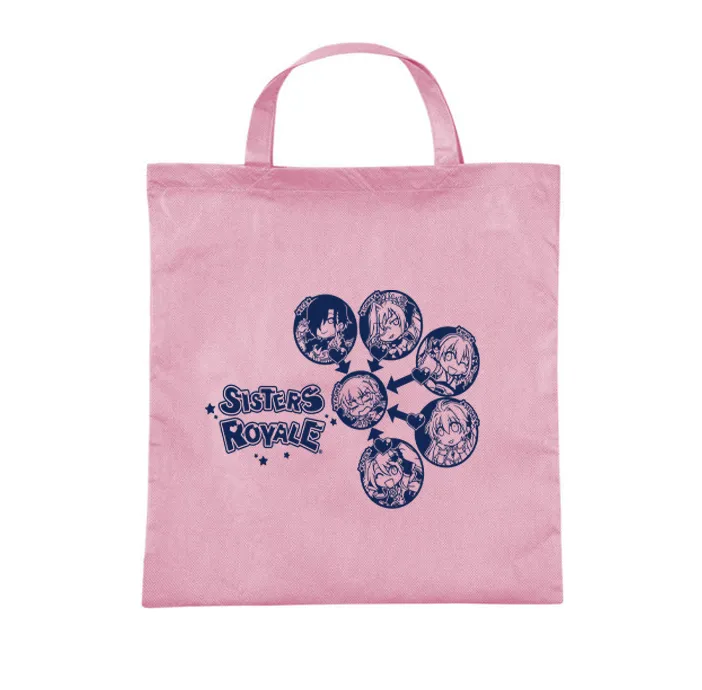 strictly-limited-sisters-royale-limited-tote-bag-stoffbeutel-rosa image 1