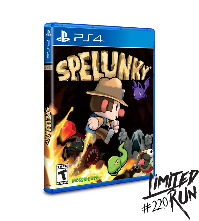limited-run-220-spelunky-ps4-spiel-disc-roguelike-limitiert image 1