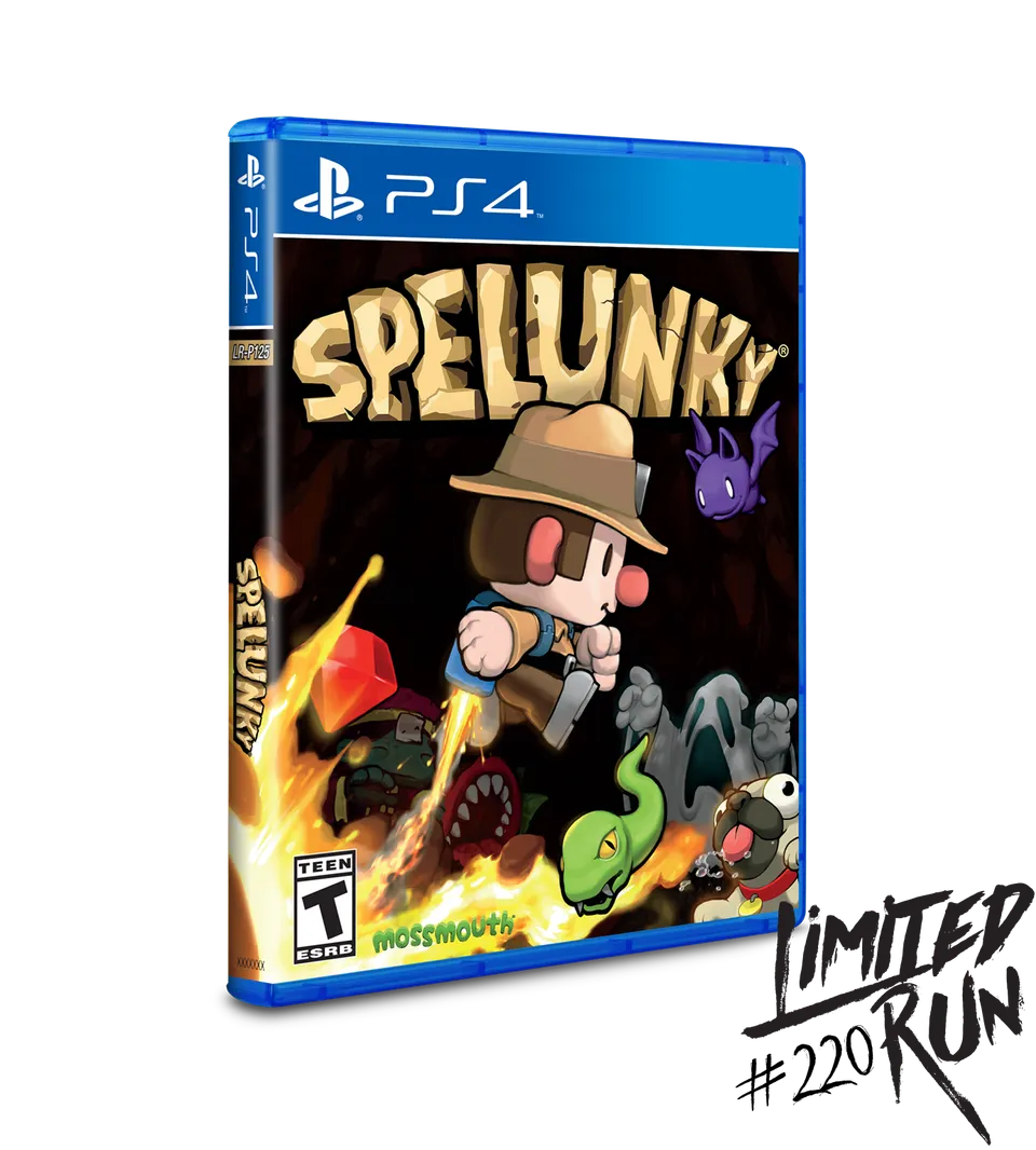 limited-run-220-spelunky-ps4-spiel-disc-roguelike-limitiert image 1
