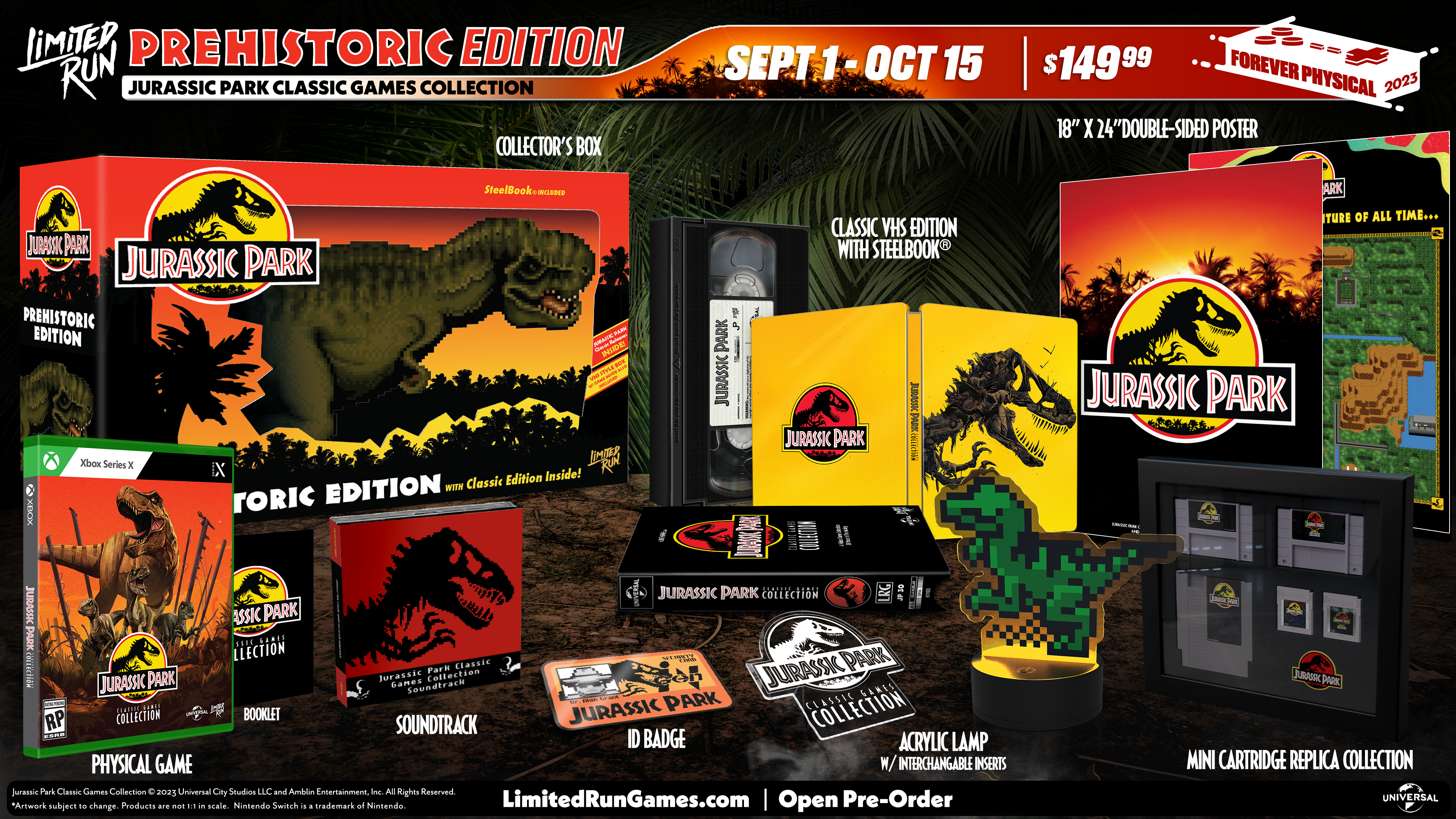 jurassic-park-classic-games-collection-xbox-spiel-classic-edition-steelbook image 3