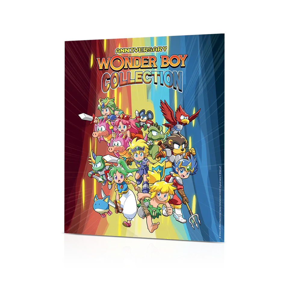 strictly-limited-wonder-boy-anniversary-collection-art-card-alu-14x17 image 1