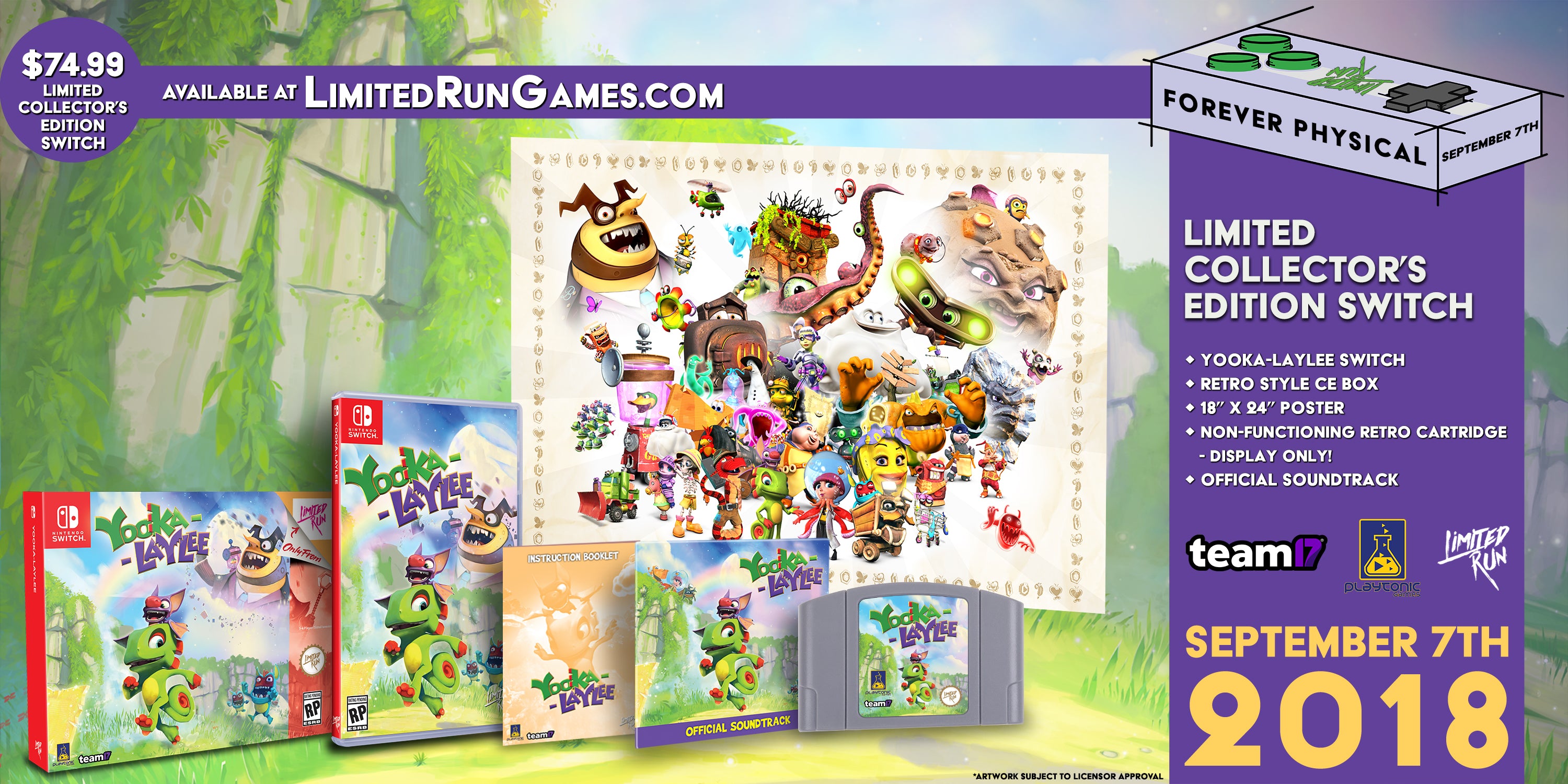 switch-limited-run-yooka-laylee-13-classic-edition-cartridge image 2