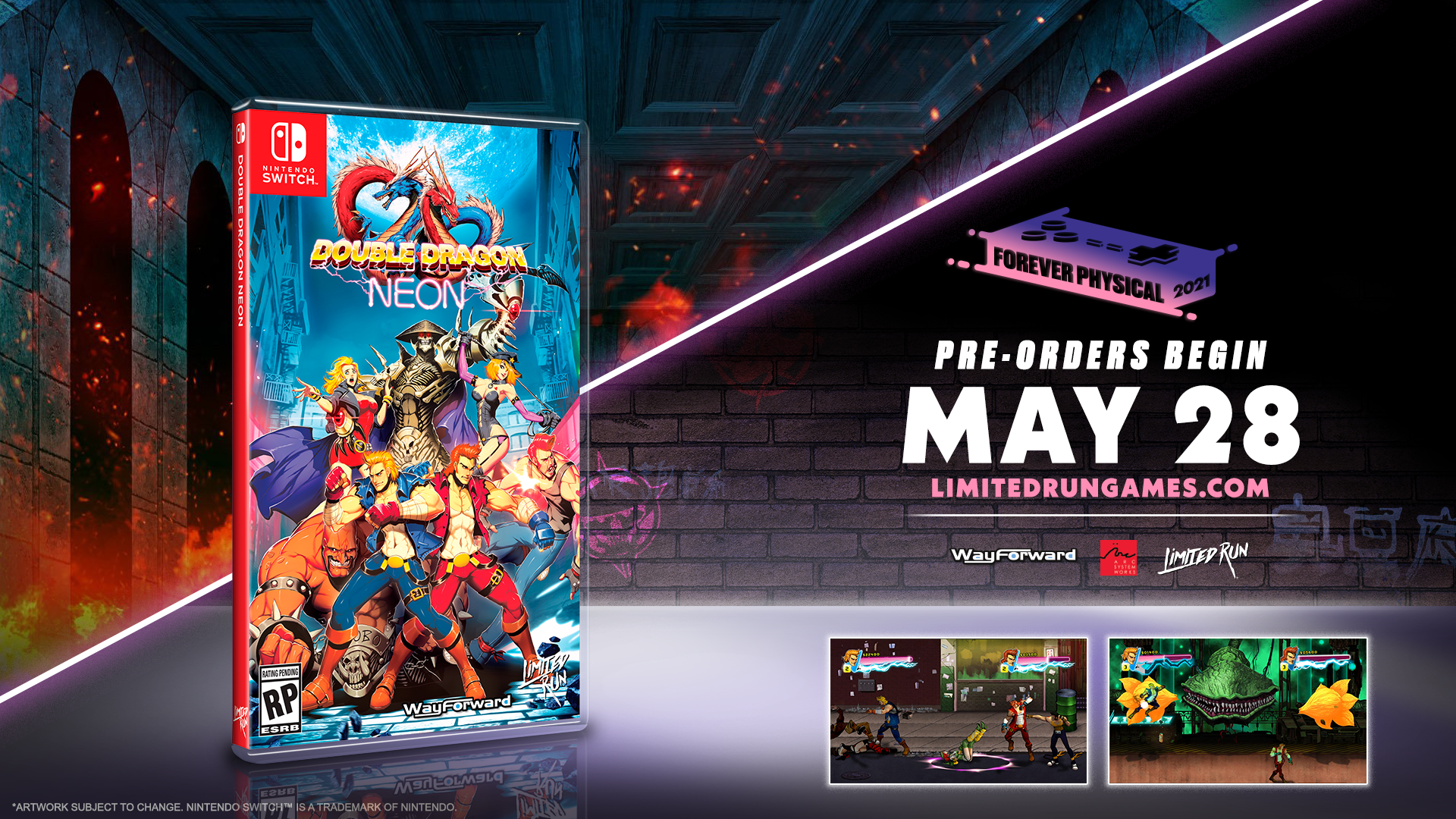 switch-limited-run-108-double-dragon-neon-switch-spiel-mit-anleitung image 2