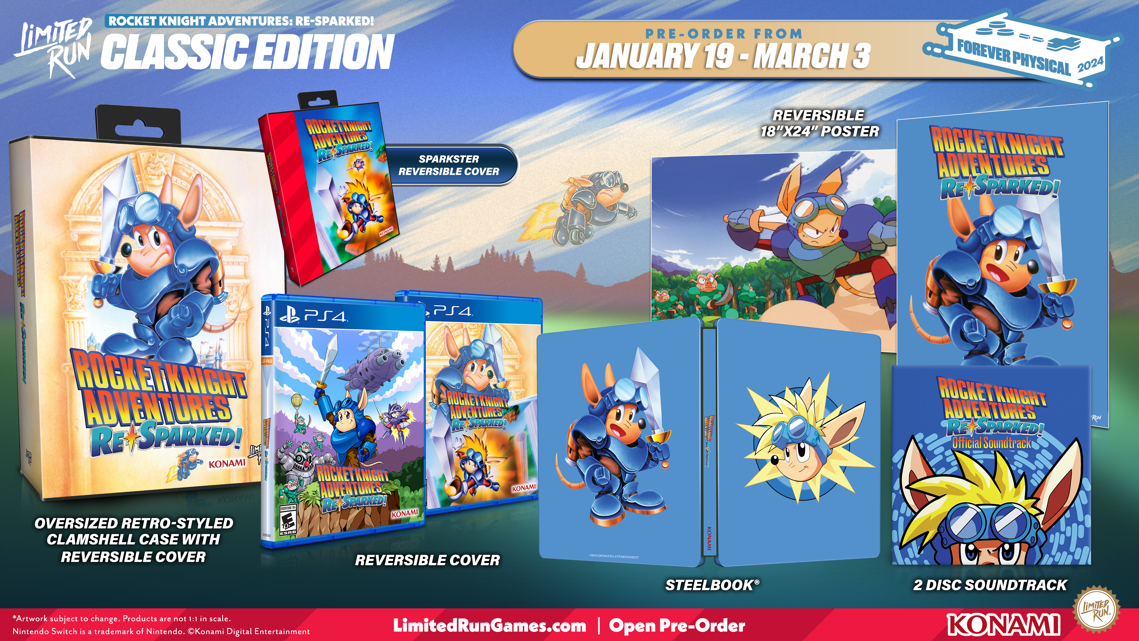 limited-run-rocket-knight-adventures-re-sparked-classic-edition-ps4 image 4
