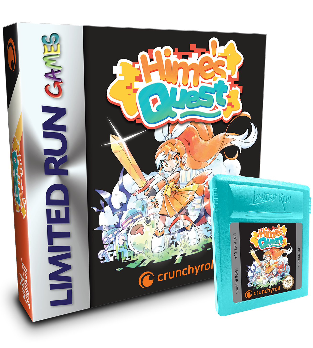 limited-run-hime-s-quest-gbc-spiel-orange-anime-action image 5