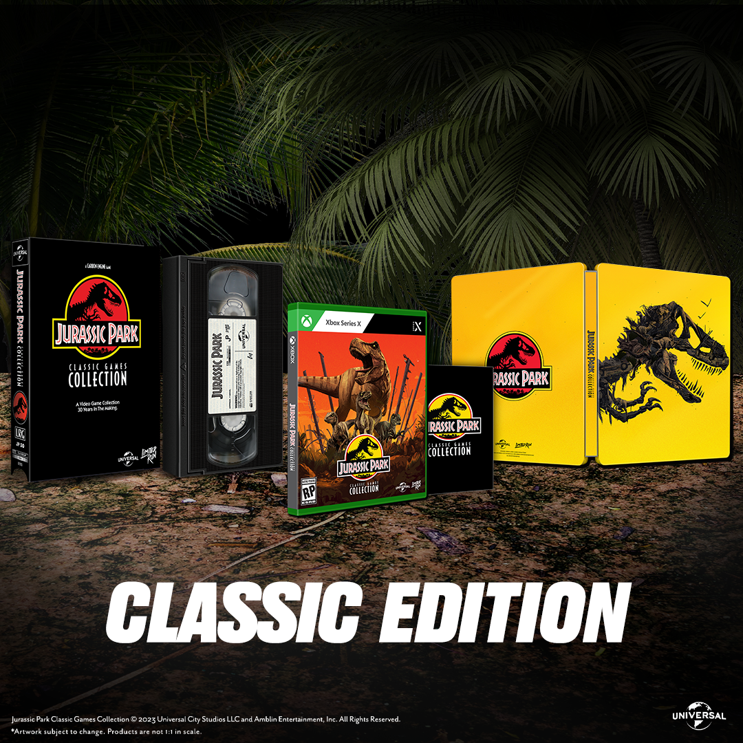 jurassic-park-classic-games-collection-xbox-spiel-classic-edition-steelbook image 2