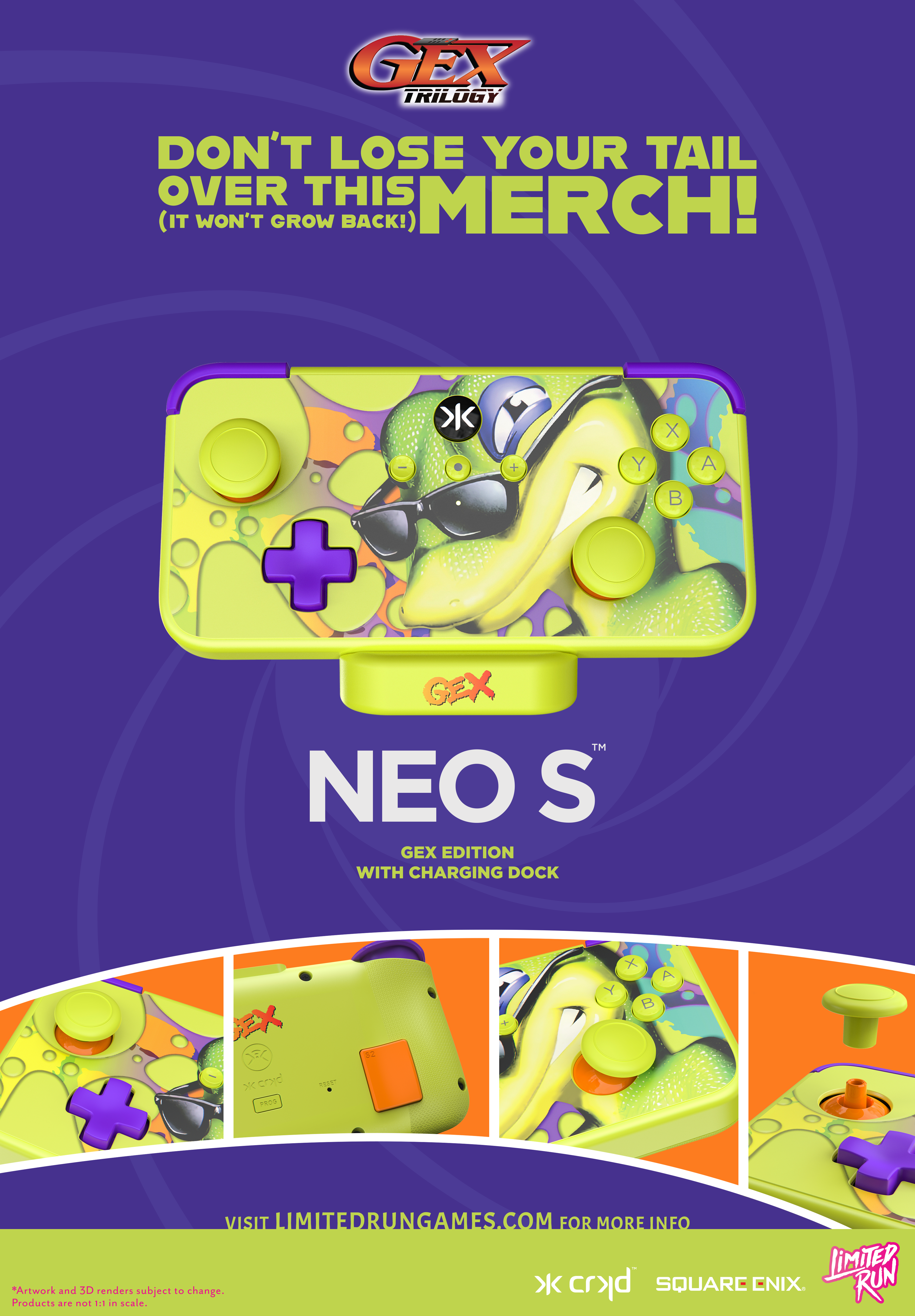 limited-run-games-gex-trilogy-neo-s-controller-sammler-edition image 2