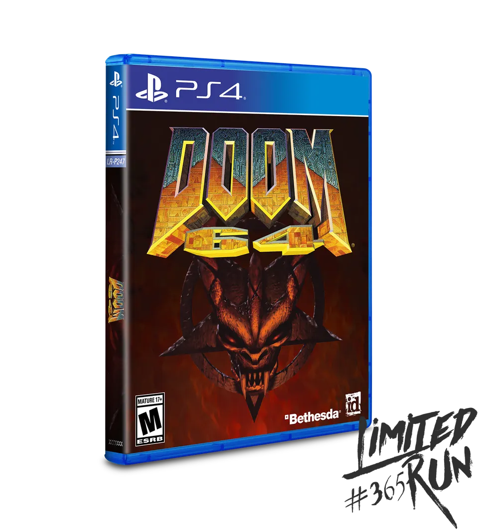 limited-run-365-doom-64-ps4-spiel-disc-standard image 1