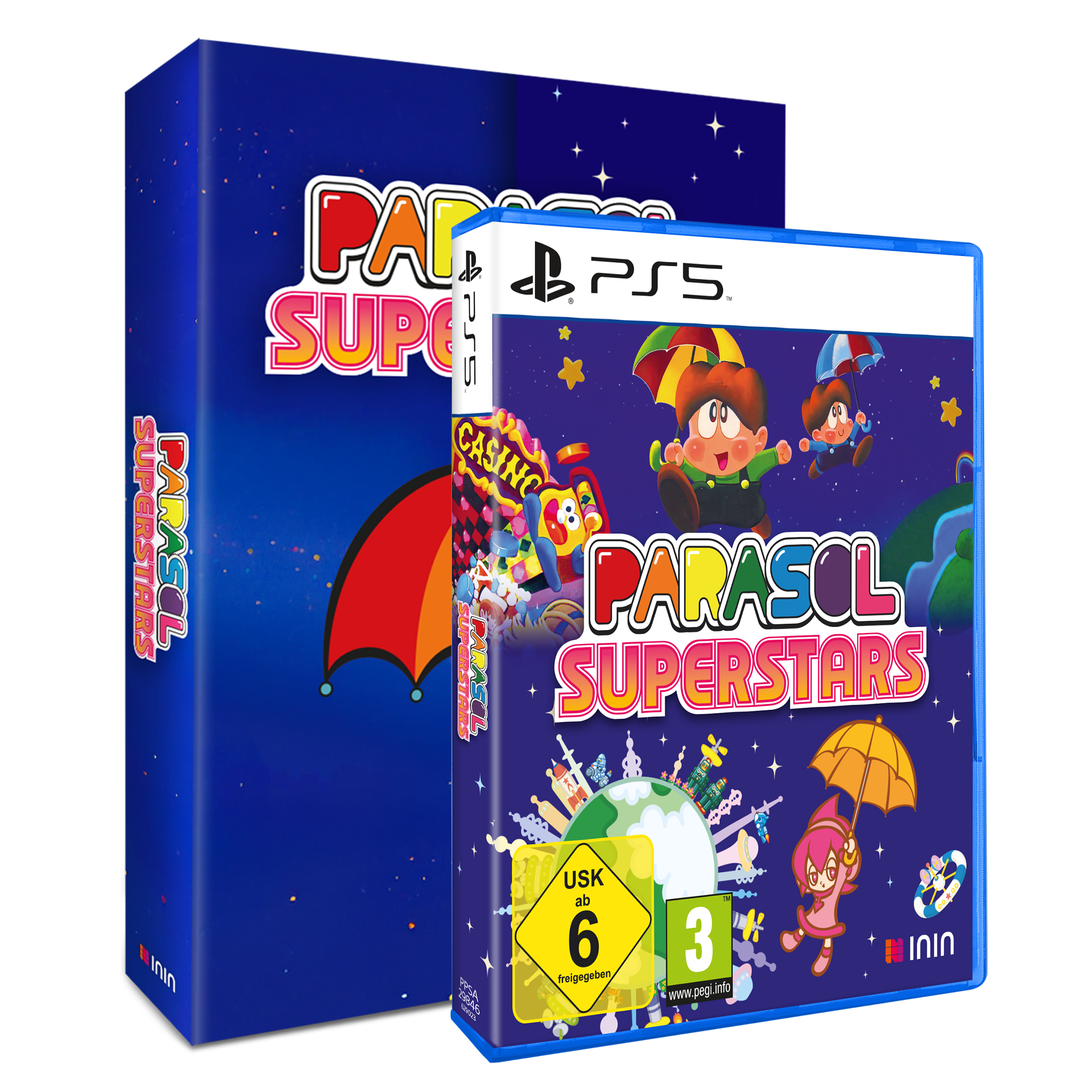 strictly-limited-games-parasol-superstars-special-limited-edition-ps5-spiel image 1
